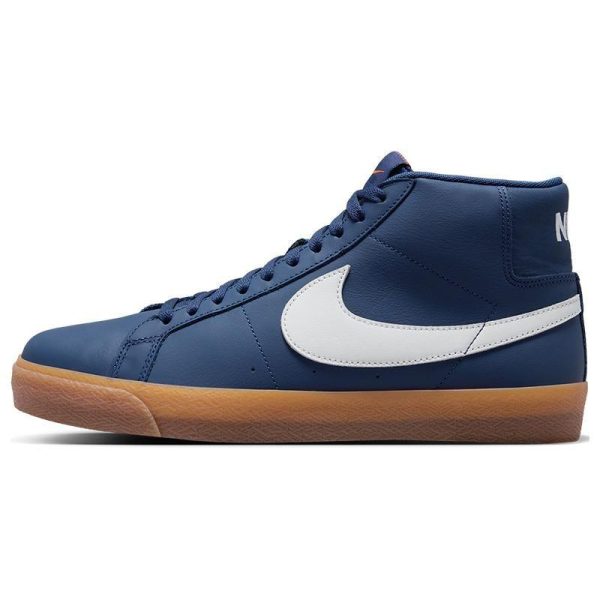 Nike   Zoom Blazer Mid SB Navy Gum Blue White (FJ1680-400)