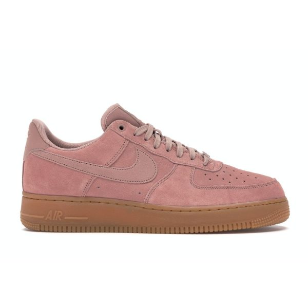 Nike Air Force 1 07 LV8 Suede Particle Pink Gum-Medium Brown-Ivory-Particle Pink (AA1117-600)