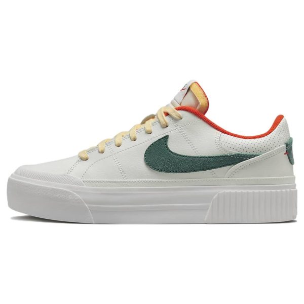 Nike Court Legacy Lift Sail Noble Green   White Picante-Red Opti-Yellow (FD0355-133)