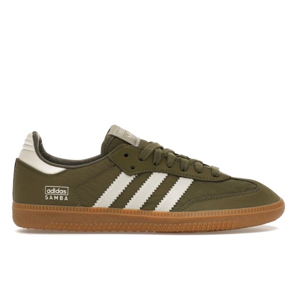 Adidas  Samba OG Reflective Nylon - Focus Olive   Green Wonder-White Gum (IE3440)