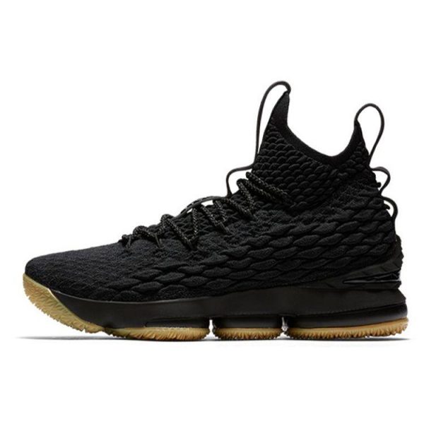 Nike LeBron 15 Black Gum (897648-001)