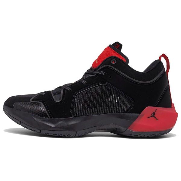 Air Jordan 37 Low Stunt Black Metallic-Gold University-Red (DQ4122-007)