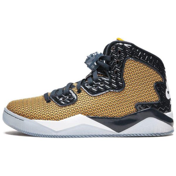 Air Jordan Jordan Air Spike Forty Dunk From Over Gold Gold-Leaf White-Midnight-Navy (819952-706)