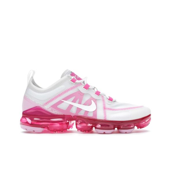 Nike Air VaporMax 2019 Pink Rise Summit-White Summit-White-Laser-Fuchsia-Pink-Rise (AR6632-105)