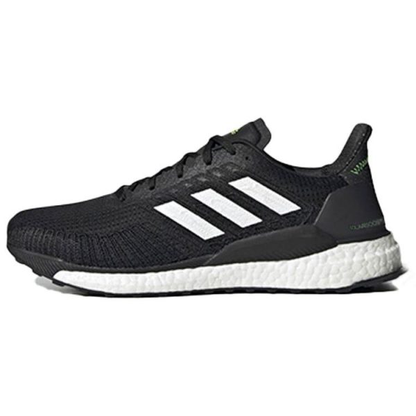 Adidas SolarBoost 19 Black White   Core-Black Cloud-White Signal-Green (FW7814)
