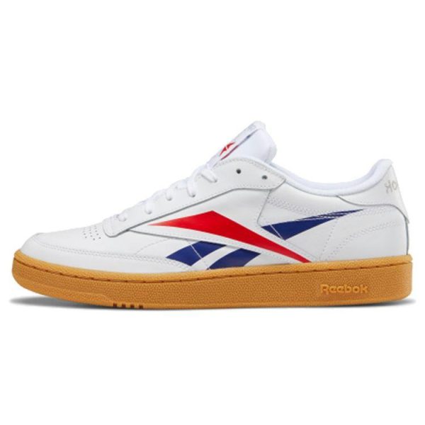 Reebok Club C Vector White Gum Scarlet Phantom-Blue (EF8841)