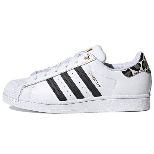 adidas Superstar White Leopard Cloud-White Core-Black Gold-Metallic (FX6101)