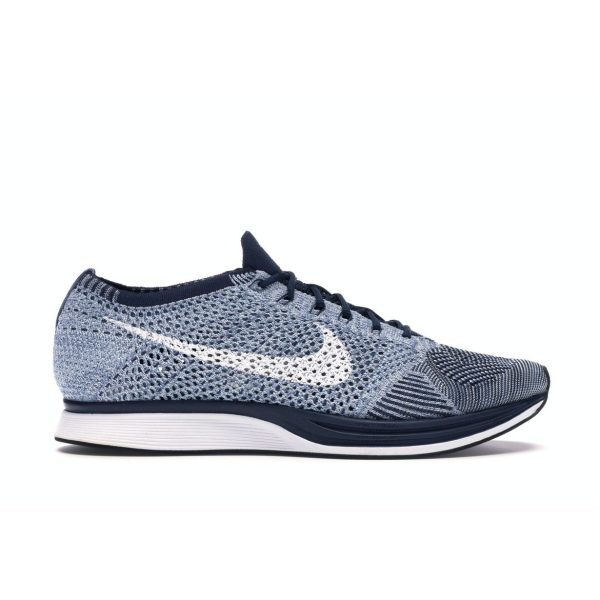 Nike Flyknit Racer Blue Tint Obsidian-White (862713-401)