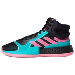 Adidas Marquee Boost Black Shock Pink Aqua   Core-Black Team-Shock-Pink Hi-Res-Aqua (EH2373)