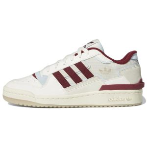 adidas Forum Exhibit Low Off White Burgundy Cream Collegiate-Burgundy Cream-White (GW4358)