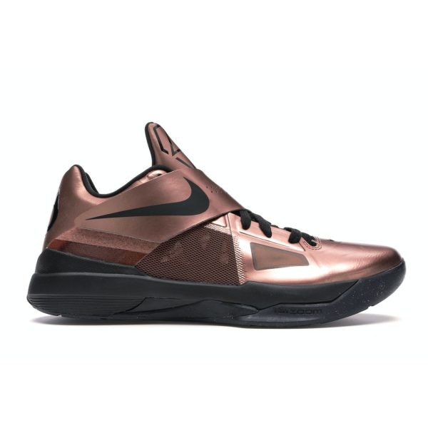 Nike Zoom KD 4 Christmas Brown Metallic-Bronze Black (473679-700)