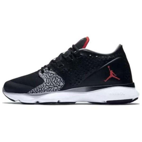 Air Jordan Jordan Flow Black Cement White Wolf-Grey Gym-Red (833969-001)