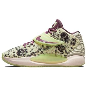 Nike KD 14 EP Surrealism Green Lime-Ice Light-Mulberry (CZ0170-300)