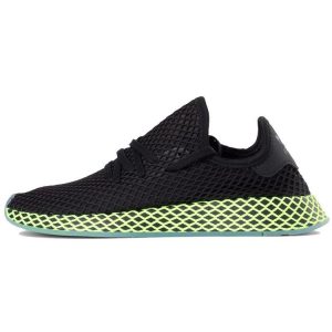 adidas Deerupt Black Neon Core-Black Ash-Blue (B41755)