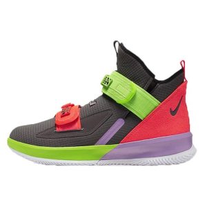 Nike LeBron Soldier 13 EP Thunder Grey Thunder-Grey-Bright-Crimson-Electric-Green (AR4228-002)