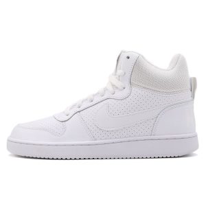 Nike Court Borough Mid Triple White - (838938-111)