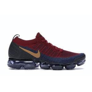 Nike Air VaporMax Flyknit 2 Olympic Red Team-Red Wheat-Obsidian-Black-College-Navy (942842-604)