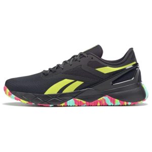 Reebok Nanoflex TR Black Lime Camo   Core-Black Footwear-White Pure-Grey-6 (GX7549)