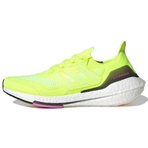 Adidas UltraBoost 21 Solar Yellow   Cloud-White Screaming-Pink (FY0373)