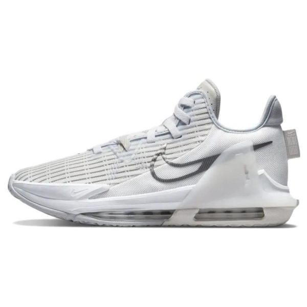 Nike LeBron Witness 6 Summit White Metallic Pewter Light-Bone Aura (CZ4052-102)