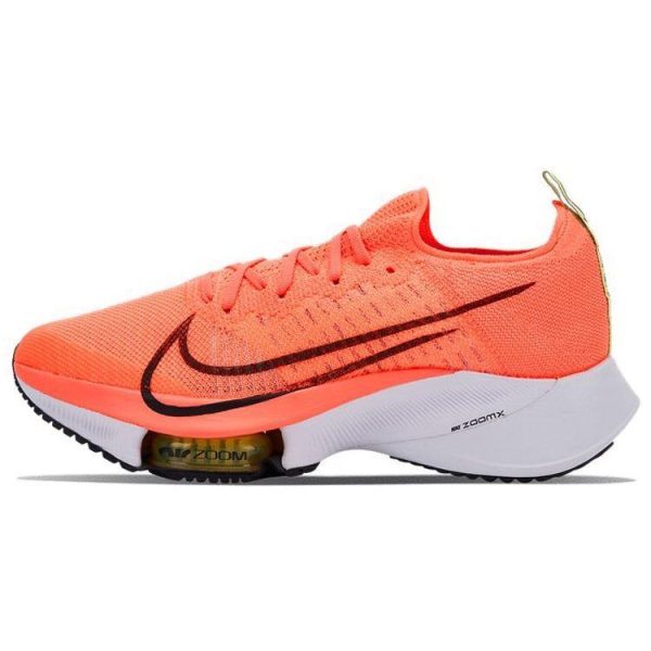 Nike Air Zoom Tempo NEXT Flyknit Bright Mango Orange Citron-Pulse Black (CI9923-800)