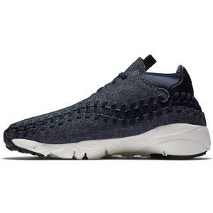 Nike Air Footscape Woven Chukka SE Denim Blue Obsidian Black-Sail-Black (857874-400)