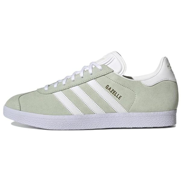 Adidas Gazelle Linen Green   Cloud-White Gold-Metallic (GX2206)