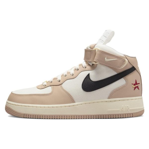 Nike Air Force 1 Mid 07 LX Izakaya Tan Shimmer Black (DX2938-200)