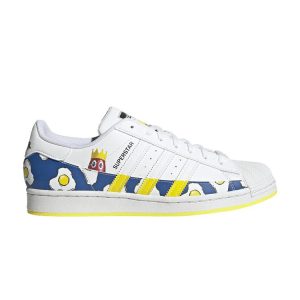 adidas Philip Colbert x Superstar Save The Lobster    Fried Eggs White Footwear-White Bright-Yellow (GX7997)