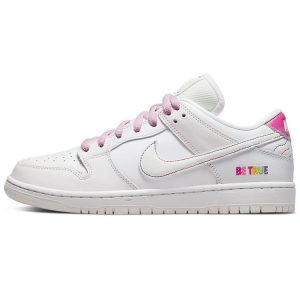 Nike Dunk Low SB Be True White Summit-White Rainbow (DR4876-100)