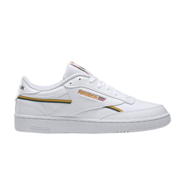 Reebok Club C 85 Vegan White Green Gold   - - - (GY7154)