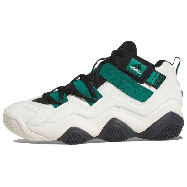 Adidas Top Ten 2000 Off White Dark Teal   Cream Core-Black Silver-Metallic (FZ6221)