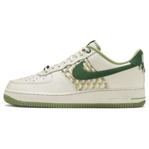 Nike Air Force 1 Low 07 Premium NAI-KE Bamboo Weave Sail Gorge Green Gorge-Green-Pistachio (FN0369-100)