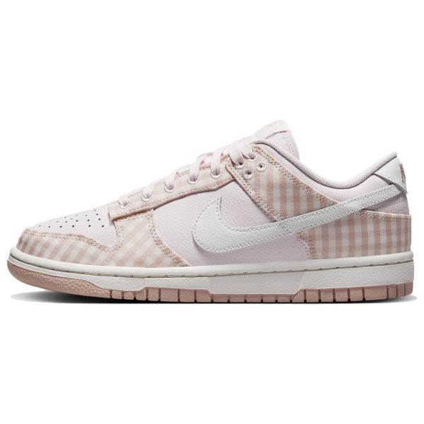 Nike Dunk Low Pink Gingham Pearl-Pink Pink-Oxford Summit-White (FB9881-600)