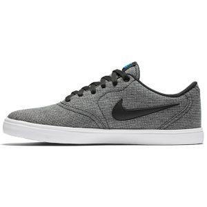 Nike Check Solarsoft Canvas SB Black White Black-White-Photo-Blue (843896-004)