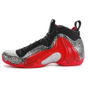 Nike Air Flightposite Expeded Zebra Silver University-Red-Black (616765-001)