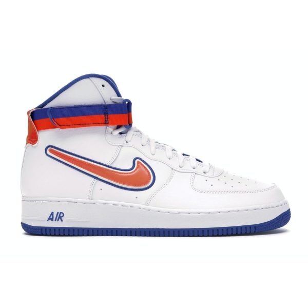 Nike Air Force 1 High 07 LV8 Sport Knicks White Team-Orange-Game-Royal (AV3938-100)