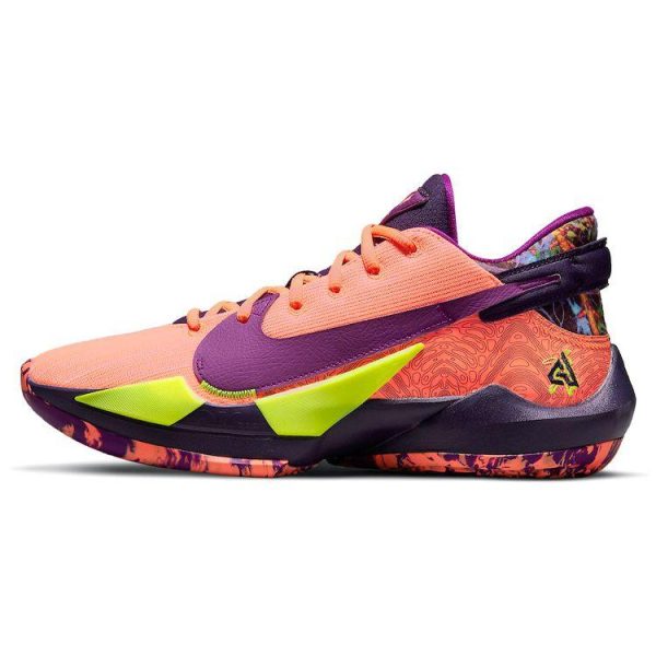 Nike Zoom Freak 2 Bright Mango Orange Volt Grand-Purple (CW3162-800)