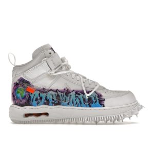 Nike Off-White x Air Force 1 Mid SP Leather Graffiti (DR0500-10040)