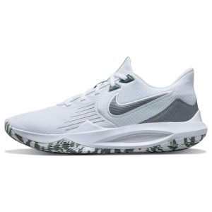 Nike Precision 5 White Wolf Grey Camo Cool-Grey Metallic-Cool-Grey (CW3403-101)