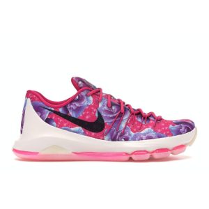 Nike KD 8 Aunt Pearl Pink Vivid-Pink Black-Hyper-Turquoise (819148-603)