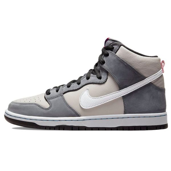 Nike Dunk High Pro SB Medium Grey Flint-Grey Flamingo Grey-Fog (DJ9800-001)