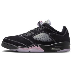 Air Jordan 5 Retro Low Dongdan Black White Lilac-Ice (DX4355-015)