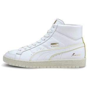 Puma Ralph Sampson 70 Mid Rudolf Dassler Legacy Collection Season 2 White Yellow-Gear Vaporous-Grey (374962-01)