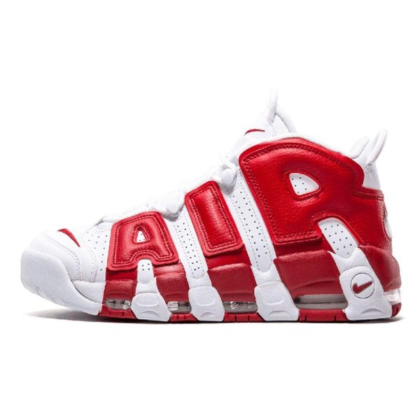 Nike Air More Uptempo White Red -- (414962-100)