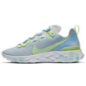 Nike React Element 55 Frosted Spruce Blue White Barely-Volt-Teal-Tint-Frosted Spruce (BQ2728-100)