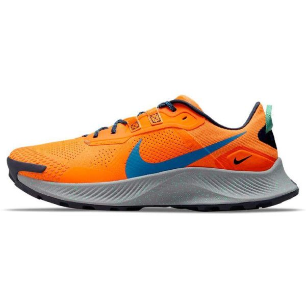 Nike Pegasus Trail 3 Total Orange Wolf-Grey Obsidian Signal-Blue (DA8697-800)