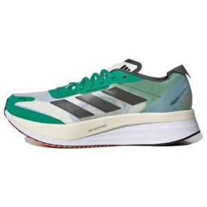 adidas Adizero Boston 11 Court Green   White White-Tint Core-Black (HQ3694)