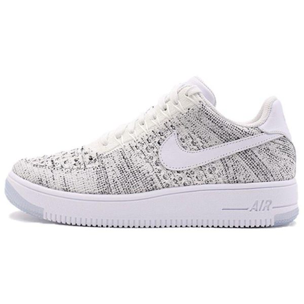 Nike Air Force 1 Flyknit Low White - (820256-103)