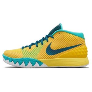 Nike Kyrie 1 Letterman Yellow Tour-Yellow Teal-University-Gold-Light-Retro (705277-737)